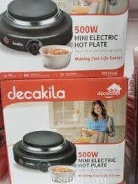 ⁦DECAKILA MINI PLAQUE CHAUFFANTE 500W KECC011B⁩ - الصورة ⁦2⁩