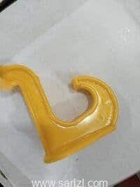 PORTE MONTO PLASTIQUE 1 JAUNE