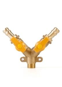 ROBINET GAZ DOUBLE LNGS