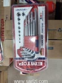 EMTOP CLE ETOILE 9PCS EHKY3091