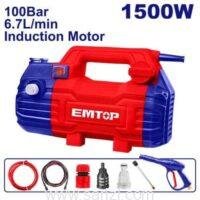 EMTOP NETTOYEUR HAUTE PRESSION 1500W 100 BAR EHPW1501