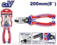 EMTOP PINCE COUPE CABLE 8/200MM EPLRCB0821