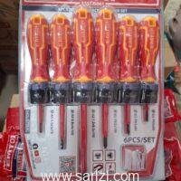 EMTOP JEUX TOURNEVIS ISOLEE 6 PCS ESSTJS061
